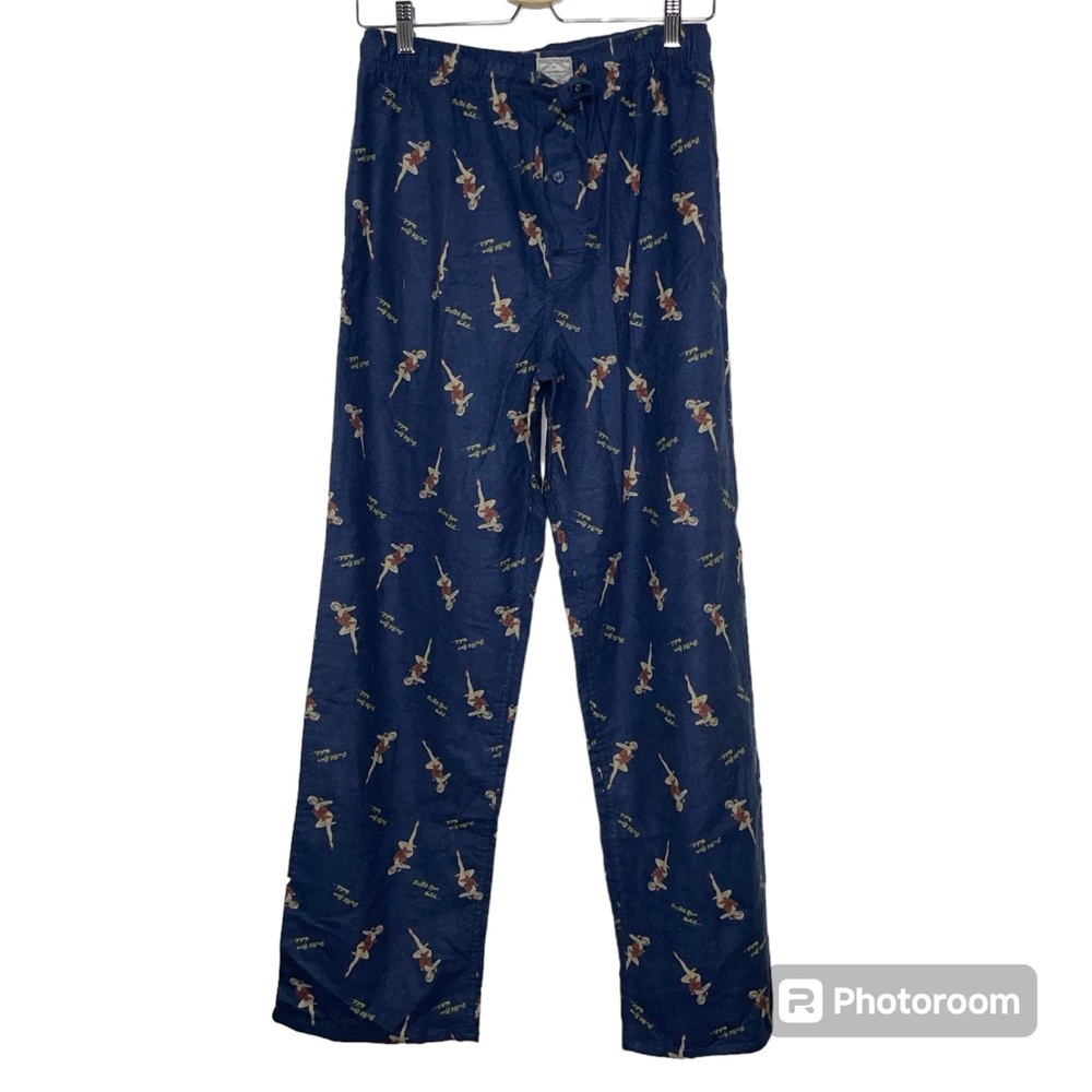 Lucky Brand Men's Sleepwear Flannel Lounge Pants All Over Print Pinup Girl M